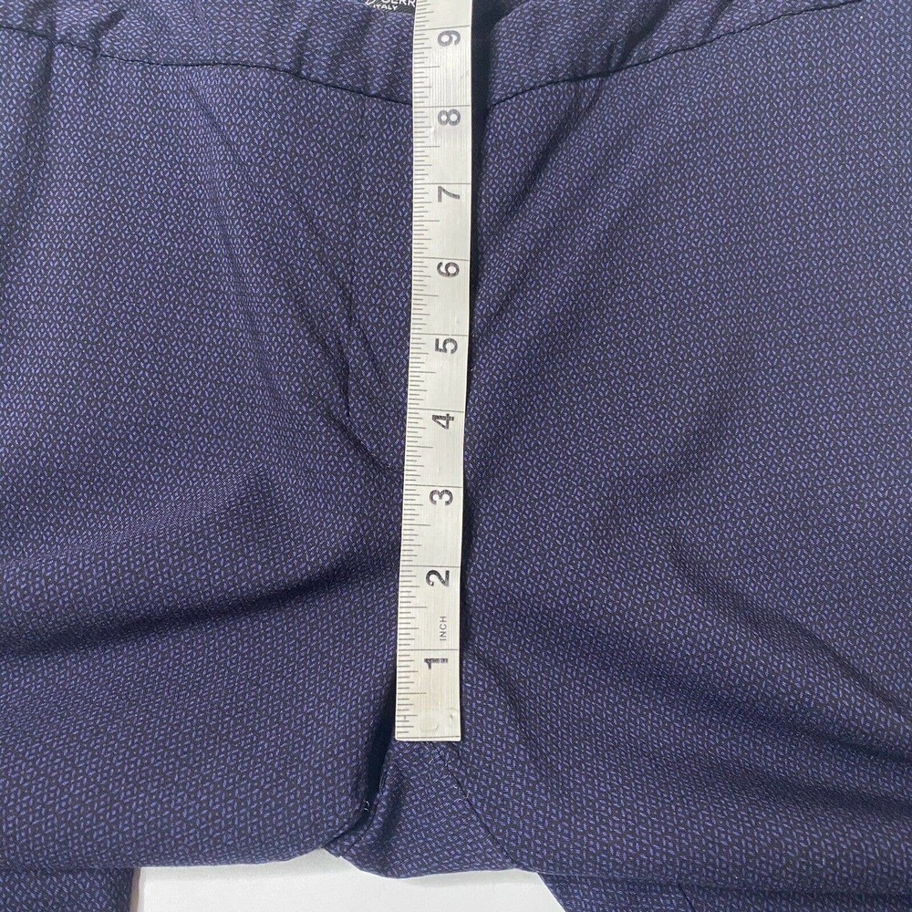 Mario Serrani Women Sz 10 Comfort Stretch Slim Fit Tummy Control Pant Blue Italy - Picture 9 of 10